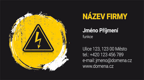 Vizitky pro elektrikáře