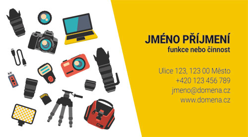 Vizitky pro fotografa