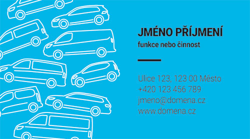 Vizitka s auty