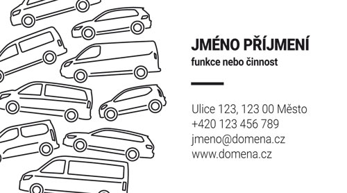 Vizitka s auty