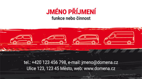 Vizitka s auty
