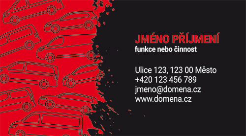 Vizitka s auty