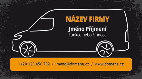 Vizitky s dodávkou