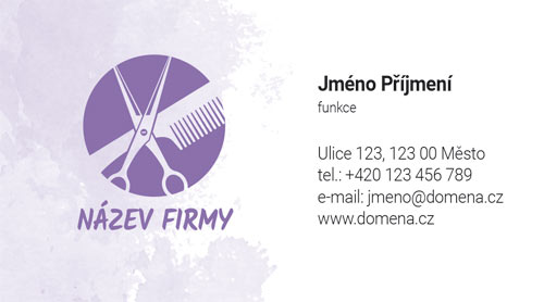 Vizitky pro kadeřnictví
