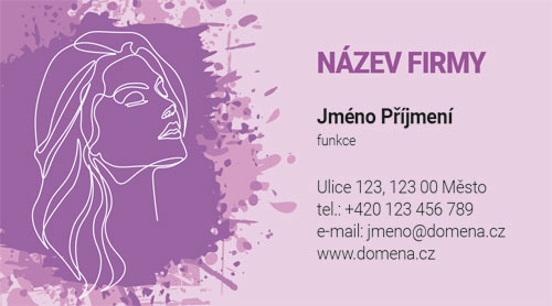 Vizitky pro kadeřnictví