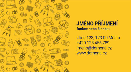 Vizitky pro fotografa